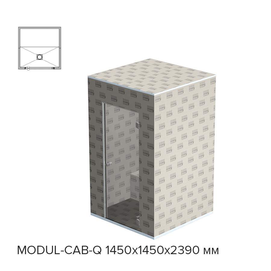 Готовый хамам Lux Elements Modul-Cab-Q 1450 (рис.4)